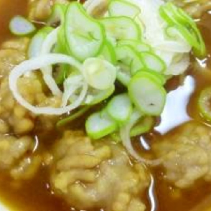 ∮♫∮残った蕎麦で∮♫∮「蕎麦団子のカレー汁」